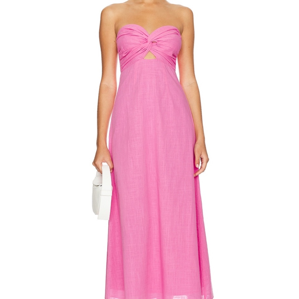 X REVOLVE Lilly dress- pink- size XS